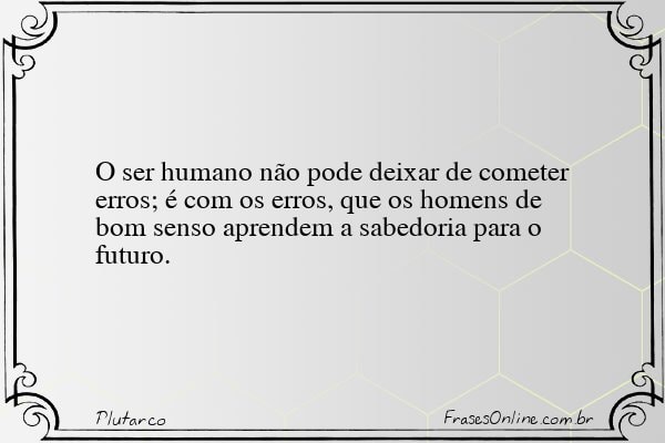 Frase de Plutarco