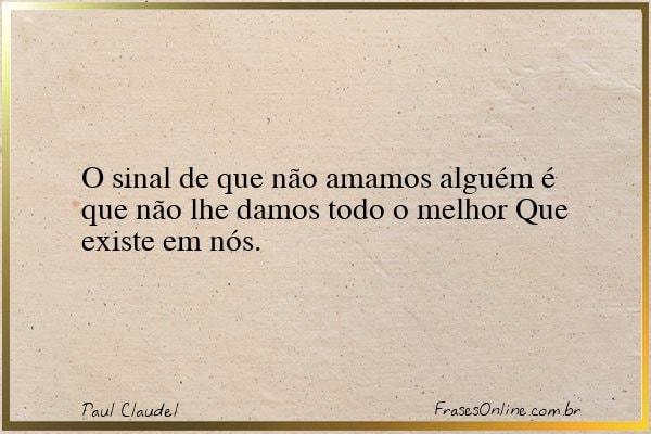 Frase de Paul Claudel