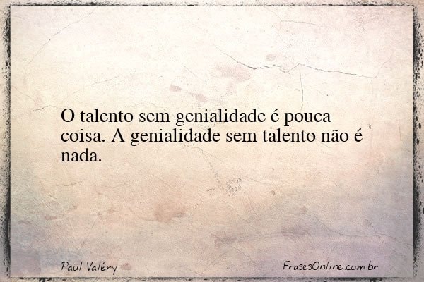 Frase de Paul Valéry