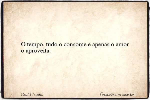 Frase de Paul Claudel