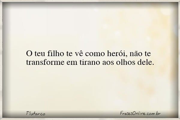 Frase de Plutarco