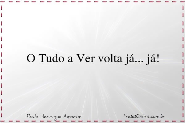 Frase de Paulo Henrique Amorim