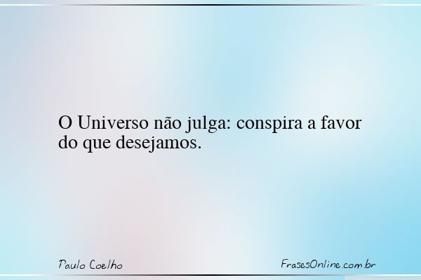 Frase de Paulo Coelho