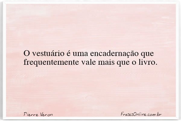 Frase de Pierre Veron