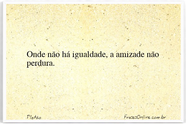 Frase de Platão