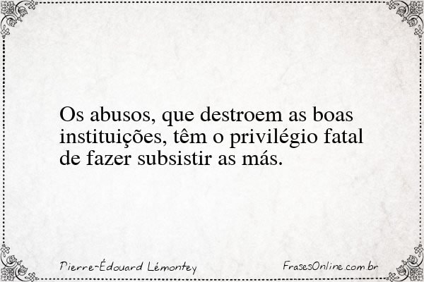 Frase de Pierre-Édouard Lémontey