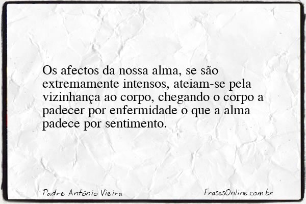 Frase de Padre Antônio Vieira