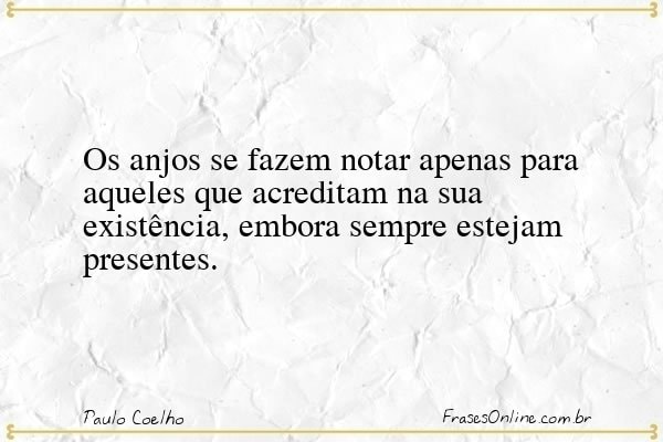 Frase de Paulo Coelho