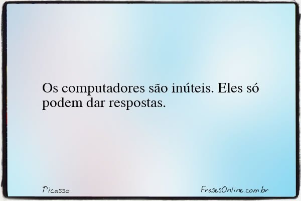 Frase de Picasso