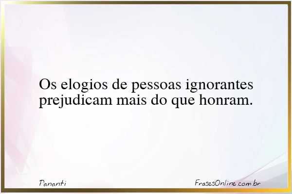 Frase de Pananti