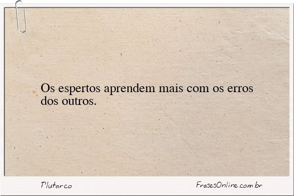 Frase de Plutarco