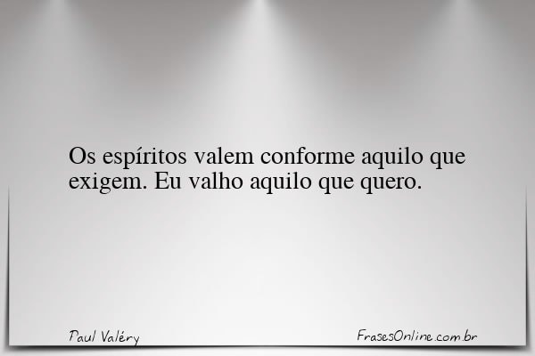 Frase de Paul Valéry