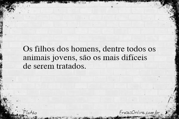 Frase de Platão