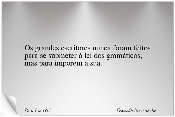 Frase de Paul Claudel