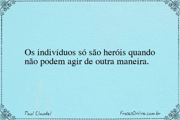 Frase de Paul Claudel