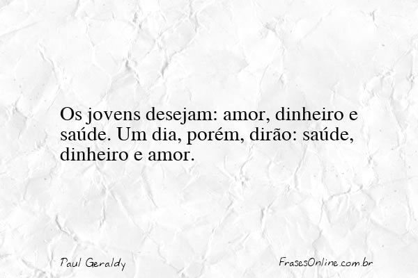 Frase de Paul Geraldy