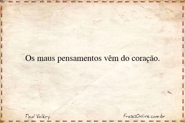 Frase de Paul Valéry