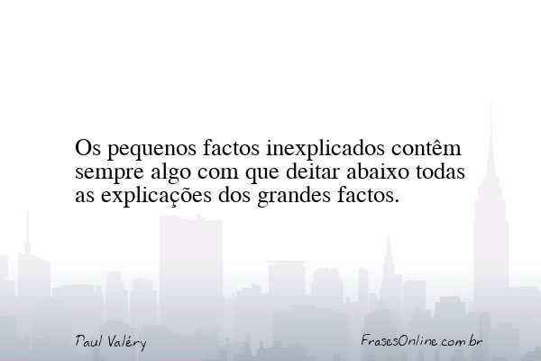 Frase de Paul Valéry