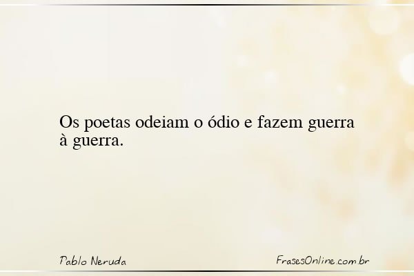 Frase de Pablo Neruda