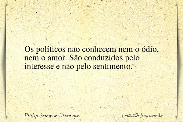 Frase de Philip Dormer Stanhope