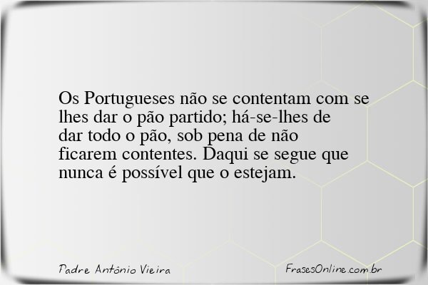 Frase de Padre Antônio Vieira