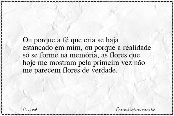 Frase de Proust