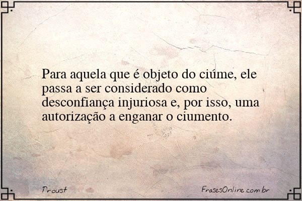 Frase de Proust