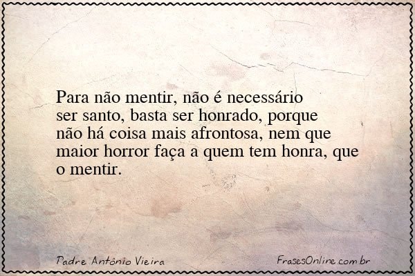 Frase de Padre Antônio Vieira