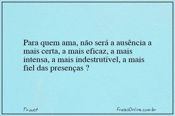 Frase de Proust