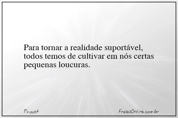 Frase de Proust