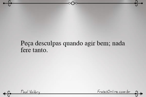 Frase de Paul Valéry
