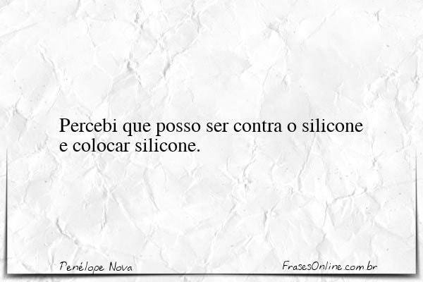 Frase de Penélope Nova