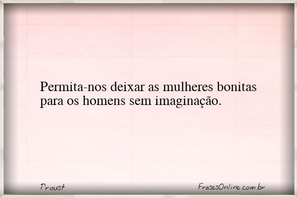Frase de Proust