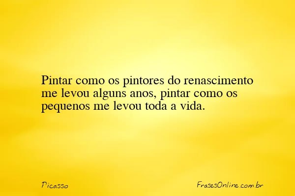 Frase de Picasso