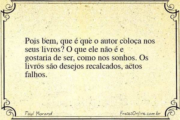 Frase de Paul Morand
