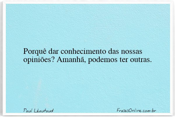 Frase de Paul Léautaud