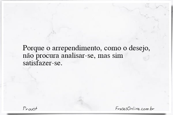Frase de Proust