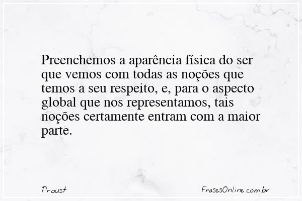 Frase de Proust