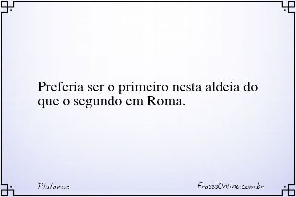 Frase de Plutarco