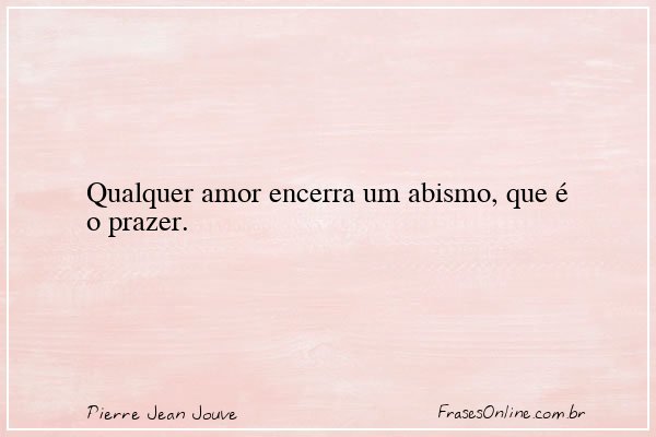 Frase de Pierre Jean Jouve