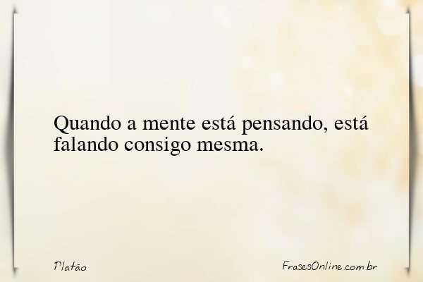 Frase de Platão