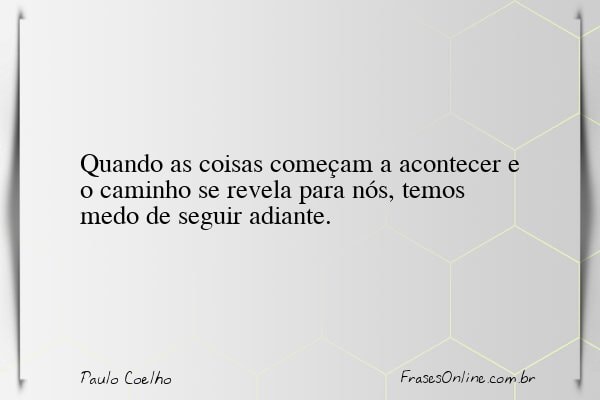 Frase de Paulo Coelho