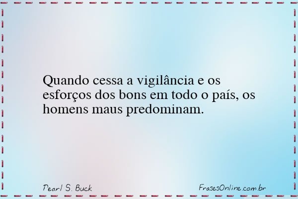 Frase de Pearl S. Buck