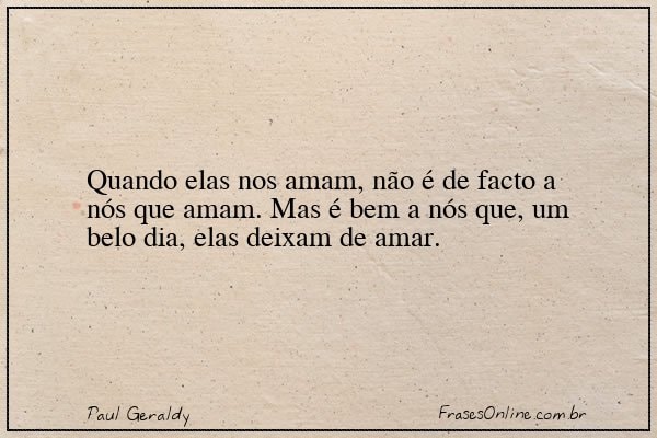 Frase de Paul Geraldy