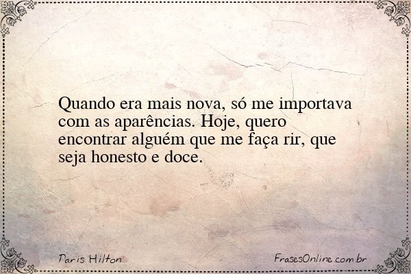 Frase de Paris Hilton