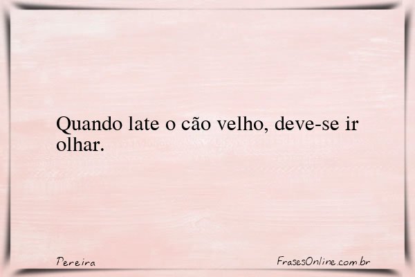Frase de Pereira