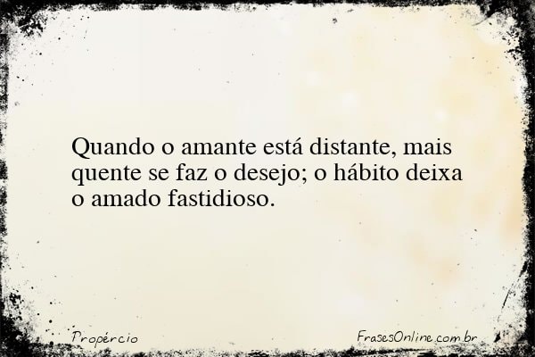 Frase de Propércio
