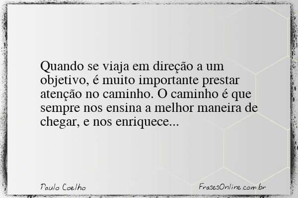 Frase de Paulo Coelho
