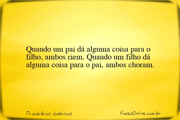 Frase de Provérbios Judaicos
