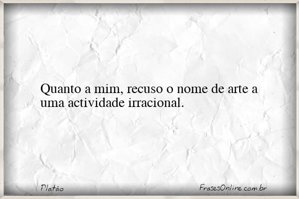 Frase de Platão